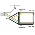 thumbnail image 4 of 18 22 9FT 4 Pin Trailer Wiring Harness Kit for Boat ATV and Horse Trailers with Y Harness Design for Reliable Connection, 4 of 9