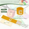 thumbnail image 2 of Uxcell Soccer Captain Armband, Football Armband Elastic Adjustable Player Bands Anti-Slip Golden Yellow, 2 of 6