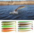 thumbnail image 2 of 8Pcs 7.5cm Paddle Tail Swimbaits T Tail Baits Soft Fishing Lures for Trout Artificial Baits Fishing Lures Baits, 2 of 9