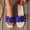 Blue, variant on Women's Glitter Flat Slide Sandals - Dressy Open-Toe Summer Sandals with Rhinestone Knot Red 7.5(40)