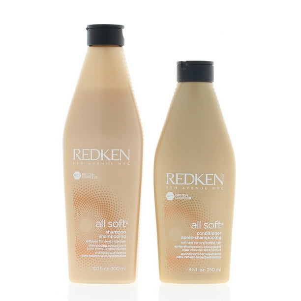 Redken All Soft Shampoo 10 1 Oz And Conditioner 8 5 Oz Duo Set Walmart Com Walmart Com