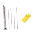 thumbnail image 4 of Punzón de costura para artesanía en cuero,Kit de herramientas de punzón para coser,cosido a mano,reparación de calzado,Puño de costura con enhebrador de hilo,bolsa,reparación de, 4 of 10