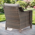 thumbnail image 3 of Gymojoy 5 Pieces Wicker Outdoor Patio Furniture Set, Patio Conversation Set with 2 Lounge Chairs, Side table and 2 Ottomans,Gray, 3 of 10