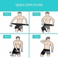 thumbnail image 4 of Hip Hamstring Support Groin Strain Brace Belt For Sciatica Leg Pain Relief, 4 of 5