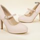 thumbnail image 5 of Zapatos IDIFU Nubuck Mary Jane Nude Tacones de aguja para mujer, 5 of 6
