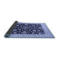 thumbnail image 2 of Ahgly Company Indoor Square Oriental Blue Traditional Area Rugs, 6' Square, 2 of 4