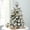 Silver, variant on 22in Mini Christmas Tree with Light Artificial Small Tabletop Woodland Christmas Decoration with Flocked Snow;  Exquisite Decor & Xmas Ornaments for Table Top for Home & Office