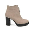 thumbnail image 2 of White Mountain Womens Thoughtful Faux Suede Platform Ankle Boots, 2 of 3