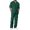 Green, variant on Glisme Mens 2 Piece Sets Summer Outfits Stylish Casual Set Solid Color Short Sleeved Button Up Shirt And Pants Casual Outfits Leisure Clothing Set Green