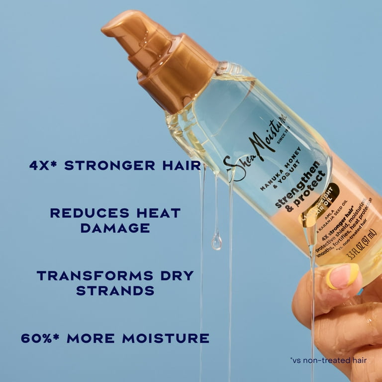 SheaMoisture, Hair Oil, 3.3 fl oz, Strengthen & Protect Manuka
