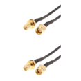 thumbnail image 1 of Cable De Extensión De Conector De RP-SMA De 2 Paquetes Para Enrutador Inalámbrico WLAN, 1 of 5