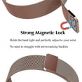 thumbnail image 2 of Bandas de bucle de malla magnética compatibles con reloj inteligente e ID205 ID205G ID205U ID205S ID215G, diseño sin hebilla, correas de repuesto ajustables de acero inoxidable para mujeres y hombres Zhivalor CZDZ-HY148-2, 2 of 7