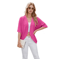 thumbnail image 2 of Cardigan d'Été pour Femmes, Col en V, Ajouré, Ouvert, Extérieur, 2 of 10