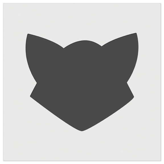Fox Face Solid DIY Cookie Wall Craft Stencil - 5.5 Inch