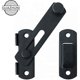 thumbnail image 1 of Pestillo de puerta Pestillo de puerta de acero inoxidable de alta calidad, adecuado para pestillo de puerta corredera y ventana, granero, hogar, exterior (negro), 1 of 5