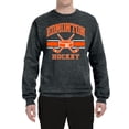 thumbnail image 2 of Wild Bobby City of Edmonton Hockey Fantasy Fan Sports Unisex Crewneck Sweatshirt, Heather Black, X-Large, 2 of 5