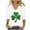 20 Green, variant on St Patrick's Day Top Women, 3/4 Sleeve T Shirt, V Neck Blouses Women's Fashion St. Patrick's Day Printed Tops V-Neck Casual 3/4 Sleeved Long Sleeved Tops Blouse