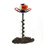 2-Stroke 52cc Petrol Earth Auger Post Hole Digger Borer 4/6/8"Bit Eextension Bar 1460W Auger Digging Drill