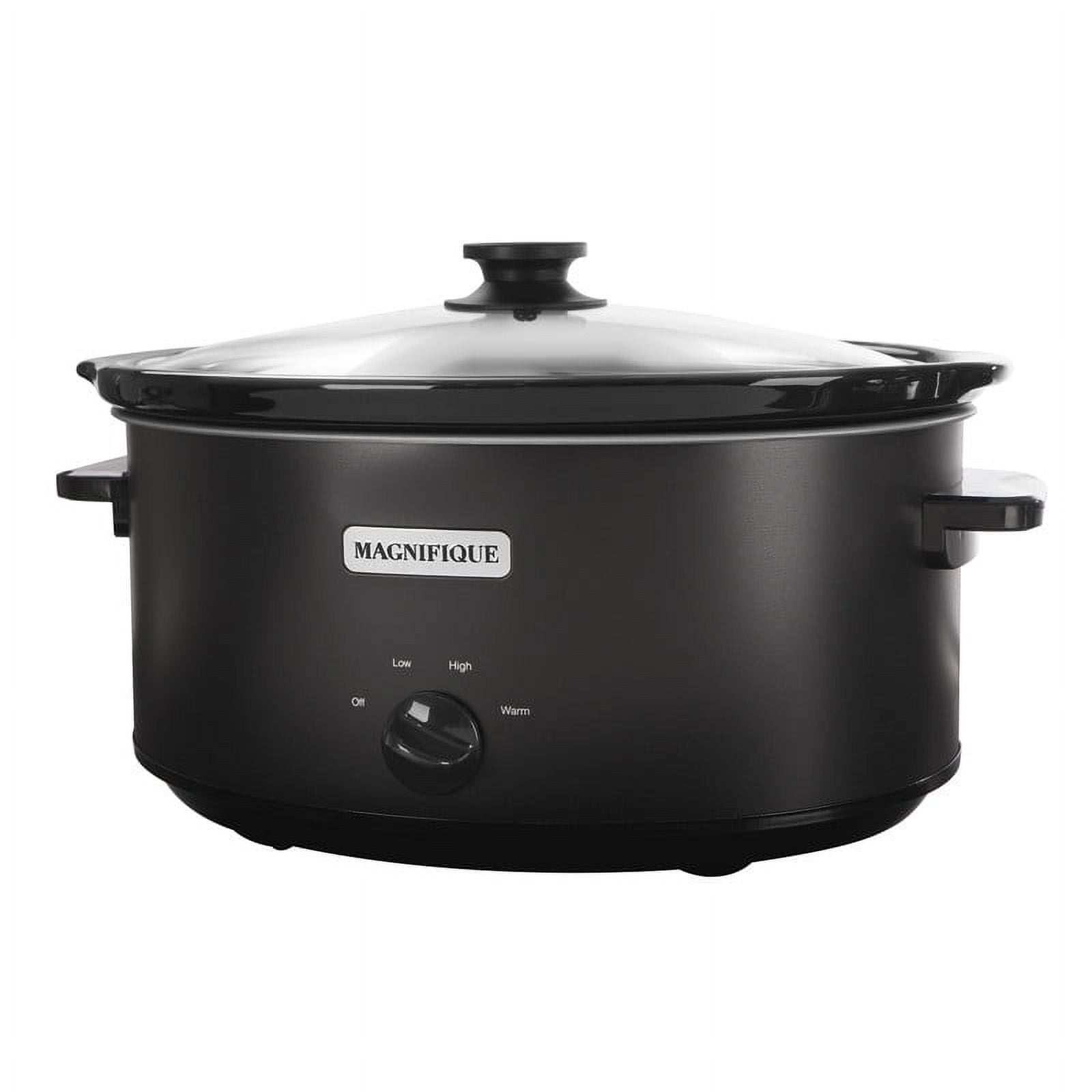 Healthy Choice 8l Slow Cooker (black) Large Capacity Ceramic Pot