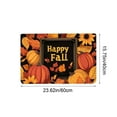 thumbnail image 3 of CuiLiyq Halloween Door Mat, Fall Pumpkin Maple Leaves Floor Mat, Halloween Decorative Floor Rug Welcome Mats Outdoor (23.6" x 15.8"), 3 of 6