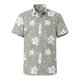 thumbnail image 1 of Camisas Hombre Manga Corta Camisa floral para hombres Tropical Casual Manga corta Botón abajo Impreso Camisas de playa (Beige, L), 1 of 4