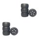 thumbnail image 4 of Ounissouiy Neumáticos de coche RC 1/16 1/12 1/14 montaje de piezas de repuesto de coche para Wltoys 124017 2piezas Negro, 4 of 6
