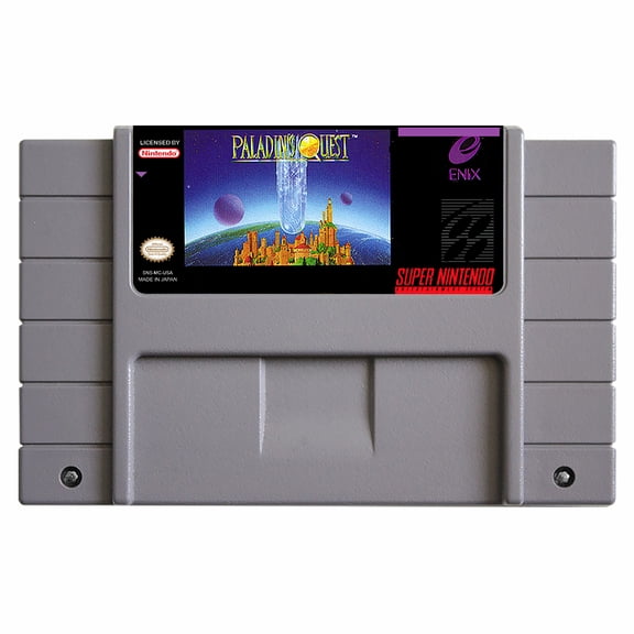 SNES Games Cartridge Paladin's Quest