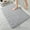 B, variant on HKEJIAOI 20"x31.5" Memory Foam Bath Rug, Non-Slip Water Absorbent Washable Bathroom Mat, Thick Soft Comfortable Embossed Carpet for Shower, Indoor Outdoor Use