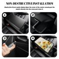 thumbnail image 5 of Uourmeti Polyester Fabric Car Armrest Cover Side Pockets Comfortable Car Armrest Seat Box Cover for Truck, Sunflower Bee Decoration Auto Armrest Pad Cover, 5 of 6