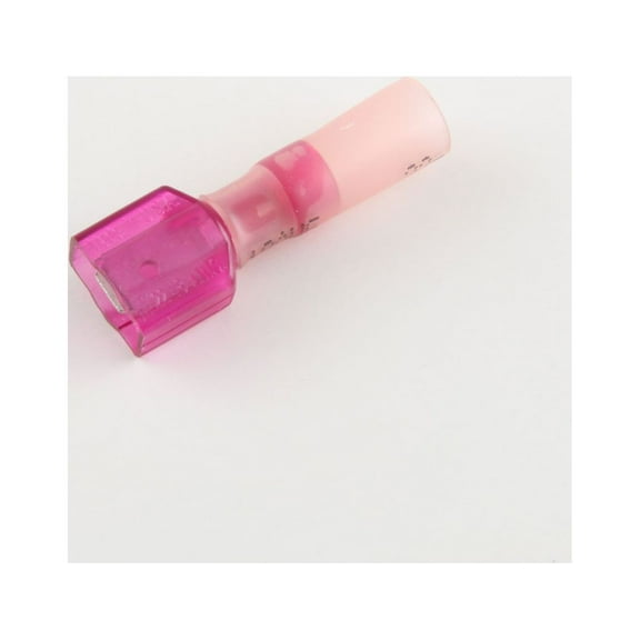 22-18 Ga. 0.250" Male Fully Insulated Heat-Shrink Quick-Disconnects - (pack of 25)