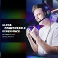 thumbnail image 5 of Open Box bopmen T8 USB Gaming Headset Wired Over Ear with RGB Lights, 5 of 7