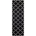 thumbnail image 5 of SAFAVIEH Chatham Jacob Geometric Quatrefoil Wool Area Rug, Black/Ivory, 3' x 5', 5 of 9