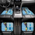 thumbnail image 6 of Cauagu Prague Ratter Dog in Bathtub Pattern Car Floor Mat Set of 4,Car Carpet Mats Car Mats with Anti-Slip Backing & Driver Heel Pad Universal Fit for Cars/Trucks/SUV/Vans, 6 of 6