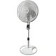 thumbnail image 2 of Lasko Lasko-16 Stand de control remoto, ventiladores domésticos de 3 velocidades (1646), 1 paquete, blanco Lasko Art Deco, 2 of 2