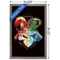 thumbnail image 3 of The Wizarding World: Harry Potter - Hogwarts House Crests Wall Poster, 14.725" x 22.375", Framed, 3 of 3