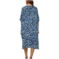 thumbnail image 4 of Frostluinai Kimonos for Women Swimsuit Coverups Beach Cover Up Swimwear Cardigan Summer Plus Size Boho Floral Print Beachwear, 4 of 6