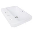 thumbnail image 2 of Nantucket Sinks DI-2317-R8 23 Inch Rectangular Drop-In Ceramic Vanity Sink, 2 of 6