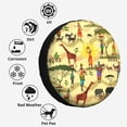 thumbnail image 6 of Kdxio African for Tire Cover Wheel Protectors Tyre Covers Weatherproof Wheel Covers Universal Fit for Trailer Rv SUV Truck Camper Travel Trailers 16 inch, 6 of 8