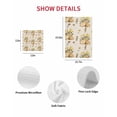 thumbnail image 7 of Easter Rabbits Kitchen Dish Towels for Drying Dishes Set of 4, Spring Yellow Flowers Country Plants Vintage Waffle Weave Microfiber Hand Tea Bathroom Towels Quick Dry & Absorbent Towel 15.7x23.6, 7 of 7