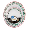 thumbnail image 2 of Juego de platos Great Value lavable y reutilizable navidad guirnaldas 12 pzas, 2 of 4