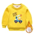 thumbnail image 1 of Chandail à Capuchon et Chandails en Molleton pour Filles Chandail pour Enfants Col Rond Manches Longues Idéal pour l'Hiver, 1 of 7