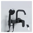 thumbnail image 1 of Tuqiu Kitchen Faucet With Spray Gun Swivel Kitchen Sink Mixer Tap Hot &amp; Cold Wall Mounted With Spray Gun Rotating Sink Mixer ,Effortless Installation, 1 of 7