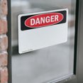thumbnail image 4 of (2 Pack) Danger Blank Write-On OSHA Danger Sign 24 Inch X 18 Inch Vinyl Label Decal Sticker Weather Resistant, UV Protected for Workplace, Business, and Construction Site, Made in the, 4 of 7