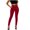 Wine, variant on Leggings for Women Lightweight Casual High Waisted Tummy Control Gym Yoga Pants Summer Trousers Blue M