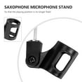 thumbnail image 2 of CIMAXIC 1 Set Portable Microphone Plastic Holder Sax Clip Microphone Lifter for Fixation,4.72"X4.53"X1.18", 2 of 4