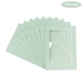 thumbnail image 2 of Seafoam Acid Free 12x18 Picture Frame Mats with White Core Bevel Cut for 11x14 Pictures - Fits, 2 of 3