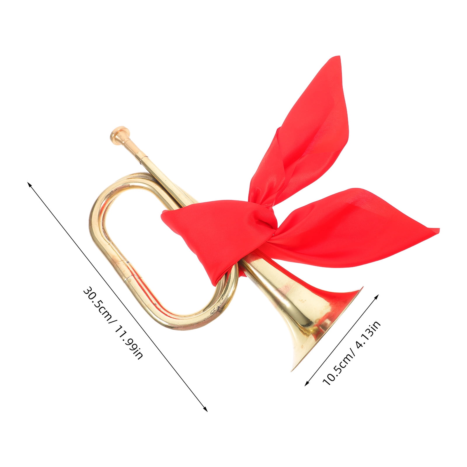 HONMEET Trumpet for Beginners and Enthusiasts, 1-Pack Musical Instrument, Compact 11.8 x 4.1 x 4.1 Inches, Quality Sound