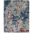 thumbnail image 2 of Nourison Artworks Artistic Navy/Brick 7'9" x 9'9" Area Rug, (8x10), 2 of 8