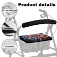 thumbnail image 5 of HELLHERO American flag Seat & Backrest Cover Set Non-Slip Cover Rollator Seat Back Cover & Dust Proof for Seniors Men Women with Easy to Install Stain Proof, 5 of 7