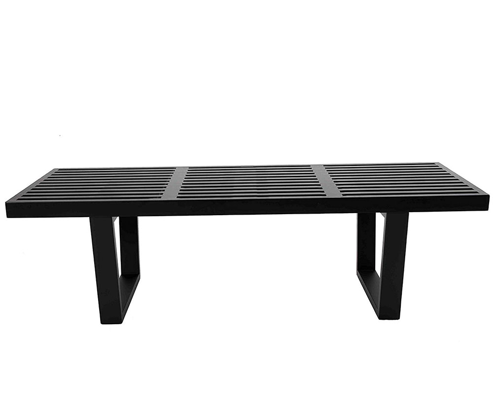 MLF Nelson Platform Bench, Wooden Entryway Bench, 5 Feet in